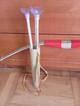 Arco y flechas de madera infantil