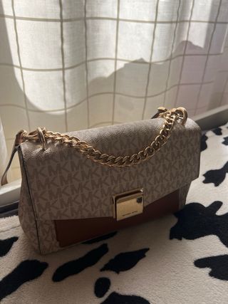Bolso Michael Kors Beige y Marrón