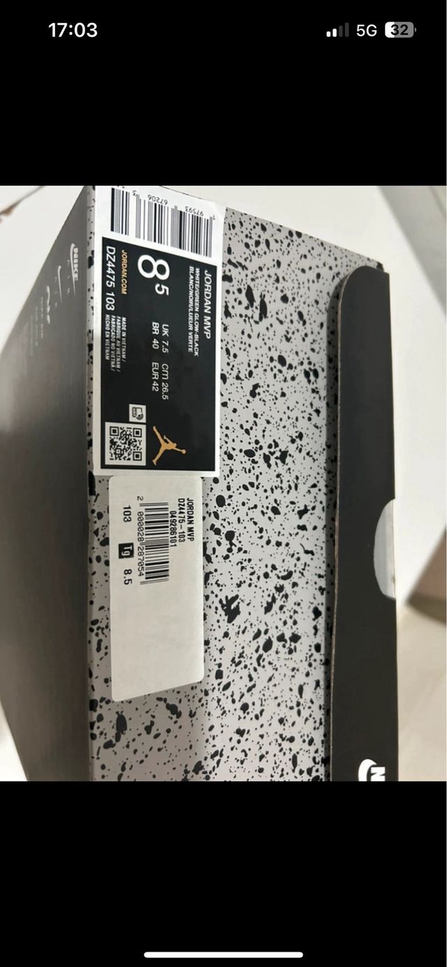 Jordan MVP Taglia 42 pari al nuovo