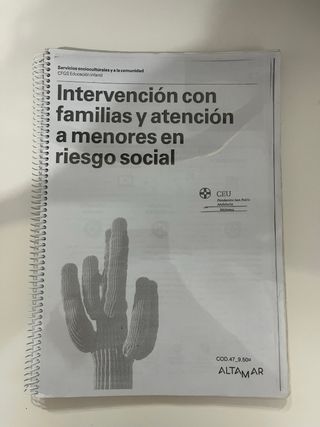 Libro Intervención con familias y atención a menor