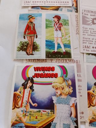 Propaganda Álbum Cromos VIVIMOS JUGAMOS