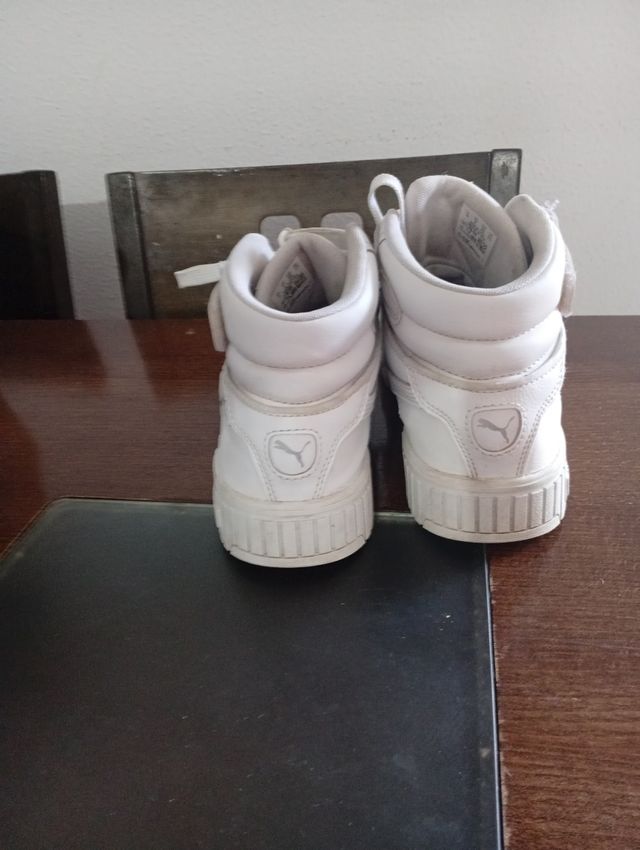 Zapatillas Puma Botas Blancas
