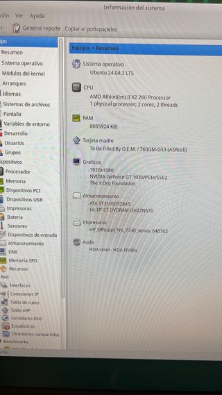 Ordenador de sobremesa completo