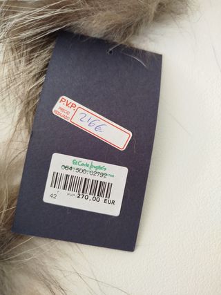 Cuello de pelo Neva Furs Zorro Plateado