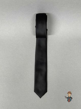 Corbata Accessoires Negra Lisa