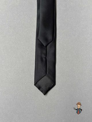 Corbata Accessoires Negra Lisa