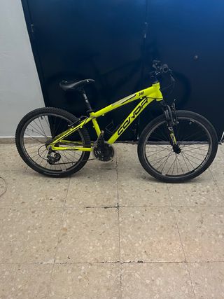 Bicicleta Convor 24 Amarilla