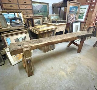 Banco de trabajo antiguo 1820