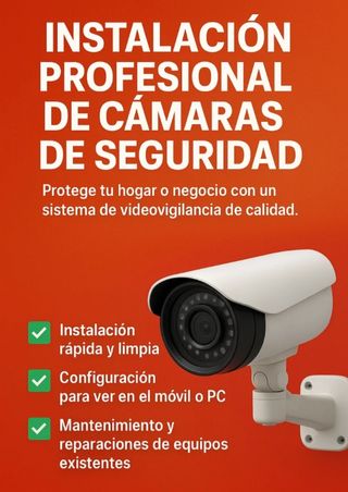 Instalación cámaras de seguridad 