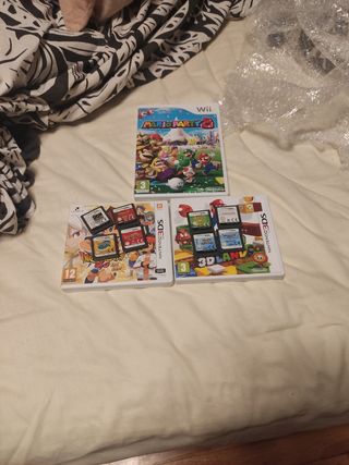 Lote 3 Juegos Nintendo DS/3DS y Wii