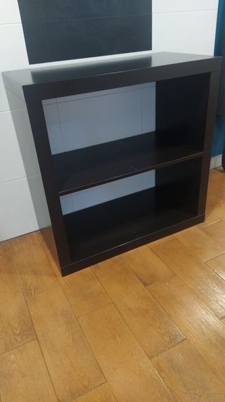 Estantería Ikea KALLAX Negra/Marrón