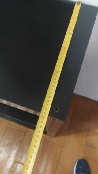 Estantería Ikea KALLAX Negra/Marrón