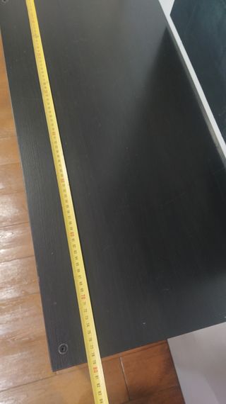 Estantería Ikea KALLAX Negra/Marrón