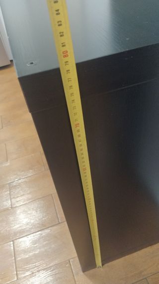 Estantería Ikea KALLAX Negra/Marrón