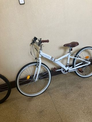 Bicicleta de niña con cambios Blanca