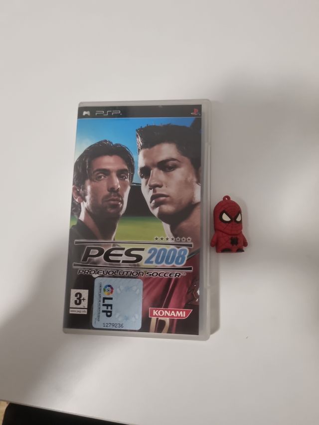 PES 2008 PSP Caja y Manual