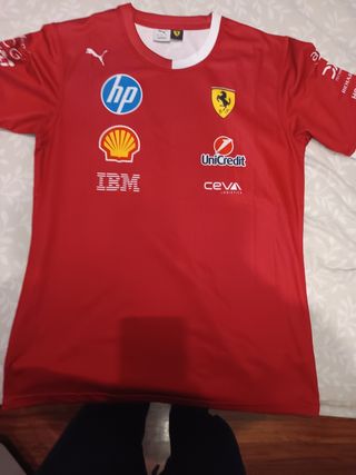 Camiseta Ferrari 2025 Roja