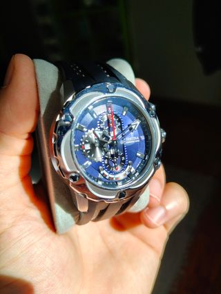 Reloj Festina Chrono-Bike Azul y Plateado