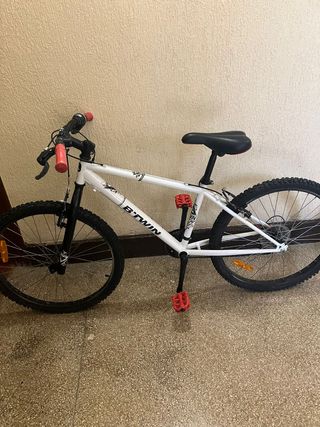Bicicleta de niño con 

cambios BTWIN Blanca