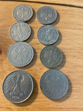8 monedas antiguas alemanas