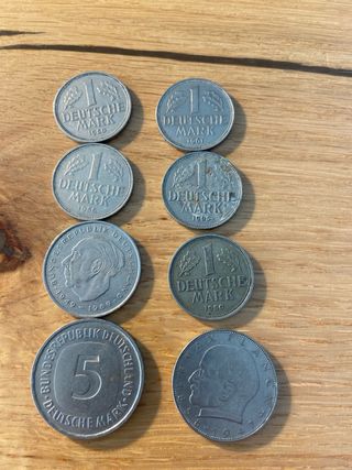 8 monedas antiguas alemanas