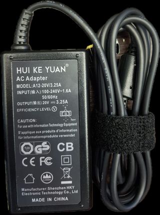 Adaptador HUI KE YUAN A12-20V/3.25A