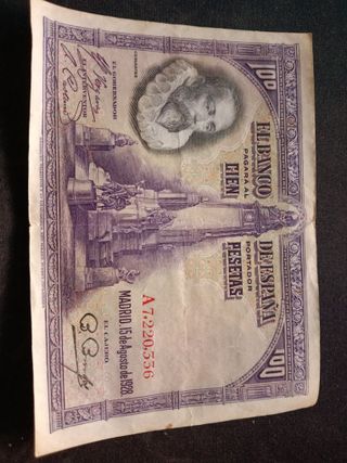 Varios Billetes España Antiguo