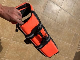 Colete Salva Vidas Cão Laranja usado Tamanho M