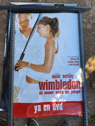 Póster Cine Wimbledon El Amor Está En Juego