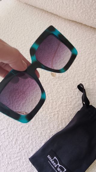 Gafas de Sol Mujer Morado y Turquesa