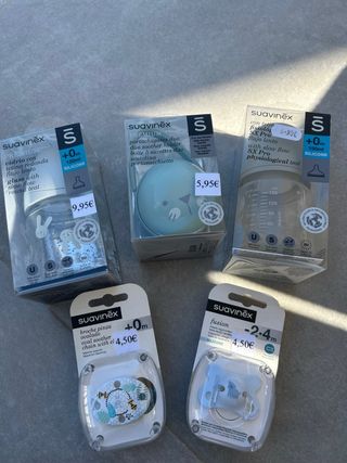 Pack Bebé Suavinex: Biberón y Portachupetes