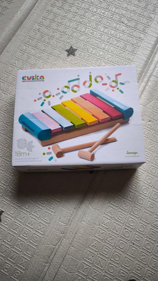 Xilófono de madera para niños