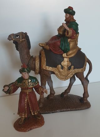 Figuras Reyes Magos y Pajes grandes