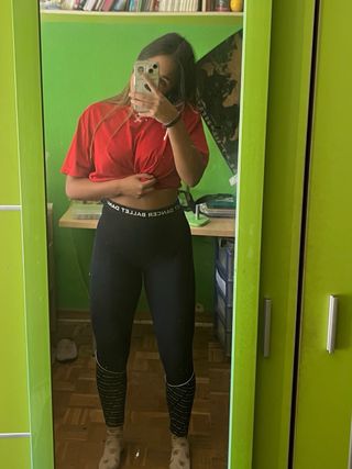 Mallas negras deportivas