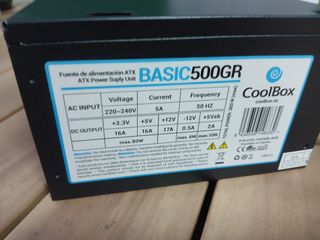 Fuente Alimentación CoolBox Basic 500GR 300W
