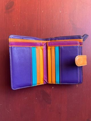 Monedero de piel mujer