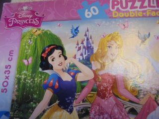 Puzzle Disney Princess 60 pezzi double-face