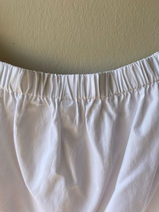 Blusa Stradivarius Escote Goma Manga Bombacha