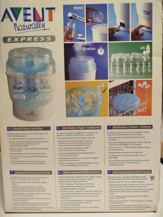 Esterilizador a vapor AVENT Express