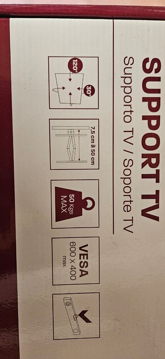 Soporte TV Metronic VESA 600x400