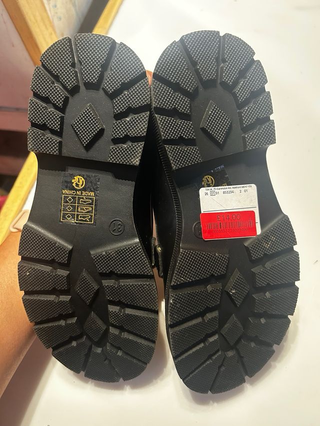 Mocasines negros niña talla 31