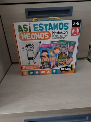 Juego Montessori Así Estamos Hechos 3-5 años