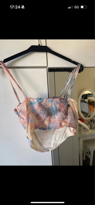 Top mujer estampado tie-dye talla M