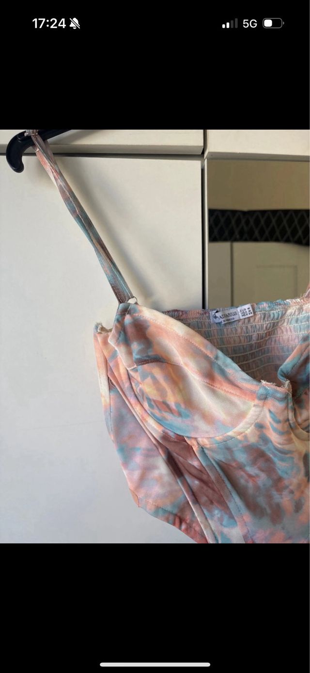 Top mujer estampado tie-dye talla M