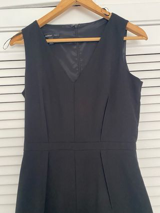 Vestido Negro Mango Talla S