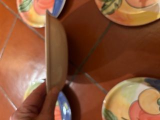 Set frutta 4 piatti e ciotola