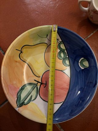 Set frutta 4 piatti e ciotola