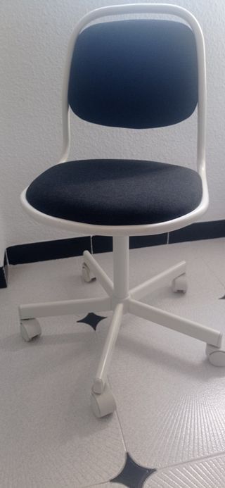 Silla de escritorio infantil Vissle gris