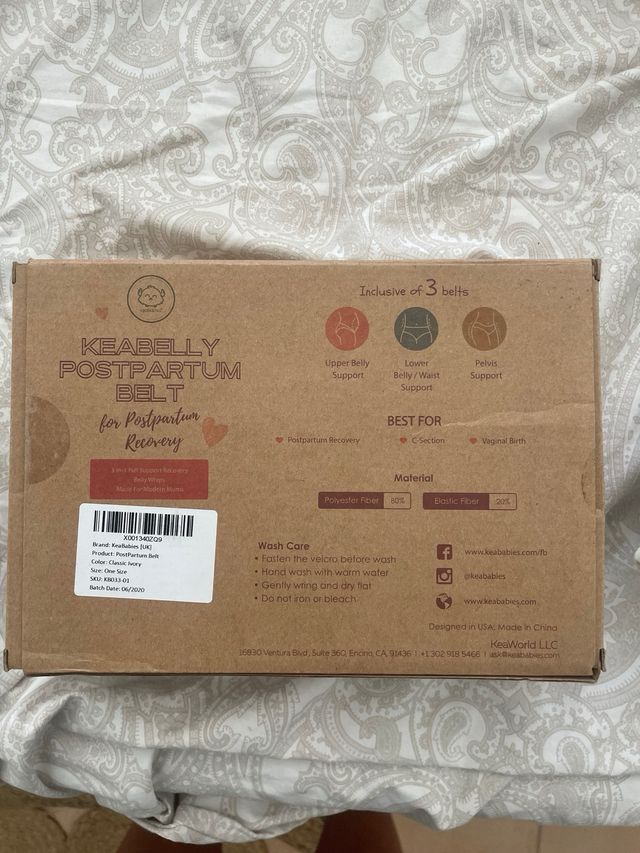 Faja Postparto Keabelly Beige Talla Única