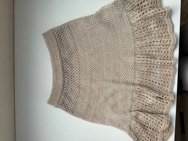 Conjunto Top y Falda Ganchillo Talla S